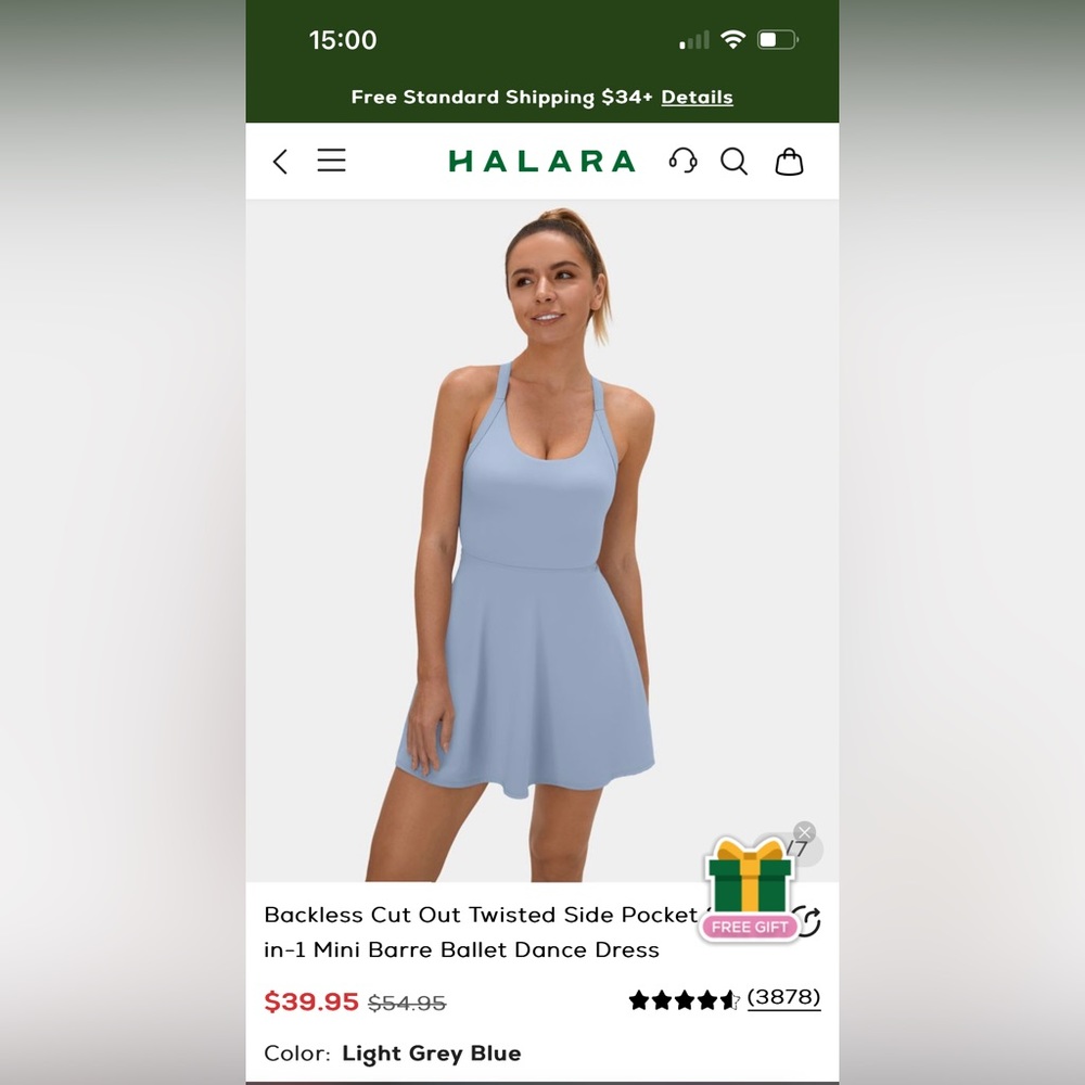 NWOT halara dress